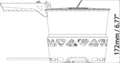 Primus PrimeTech Stove Set 1.3L Pannenset -Winkel Voor Kampeerartikelen Voor Buiten 26938 primus primetech stove set 1.3l