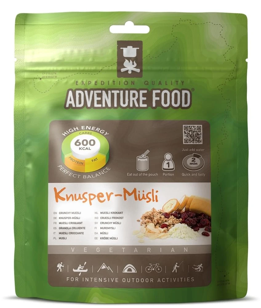 Adventure Food Muesli Krokant Ontbijt 1 Adventure Food Muesli Krokant Ontbijt