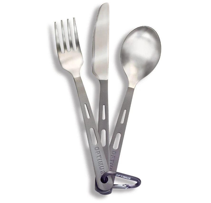 Optimus Titanium 3-Piece Cutlery Set 1 Optimus Titanium 3-Piece Cutlery Set
