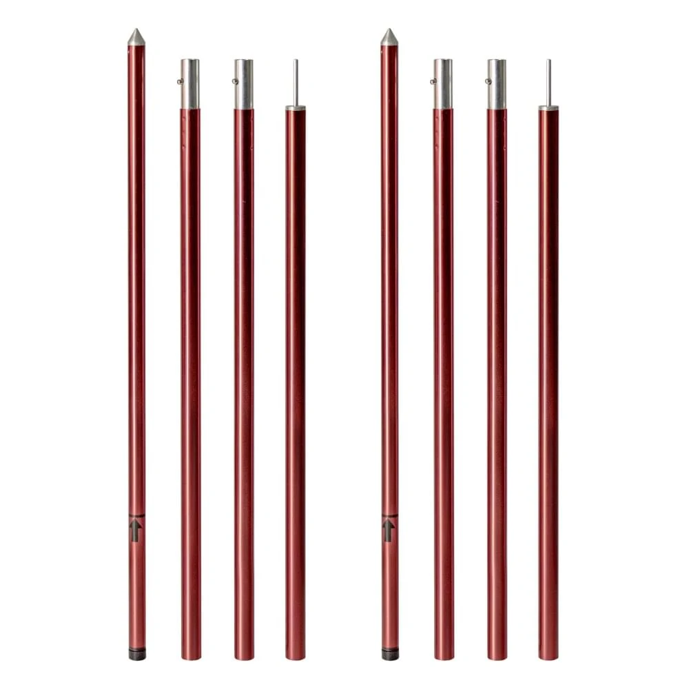 Bardani Luifelstokkenset Verstelbaar Rood 1 Bardani Luifelstokkenset Verstelbaar Rood