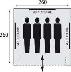 Safarica Sioux 260 - 4 Persoons Tent Grijs -Winkel Voor Kampeerartikelen Voor Buiten 74818 safarica sioux 260 4 persoons tent