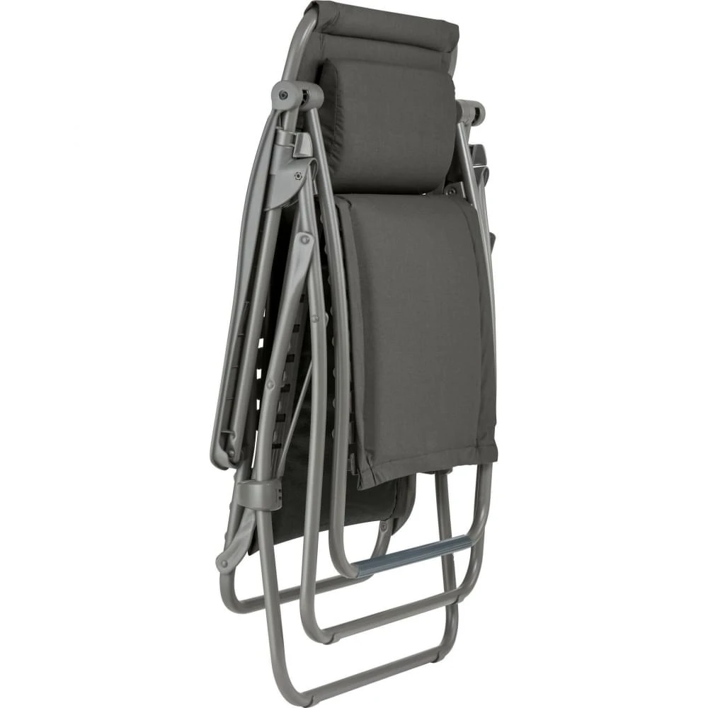Lafuma RSX Clip Polykatoen Relaxstoel Grijs 2 Lafuma RSX Clip Polykatoen Relaxstoel Grijs - Afbeelding 2