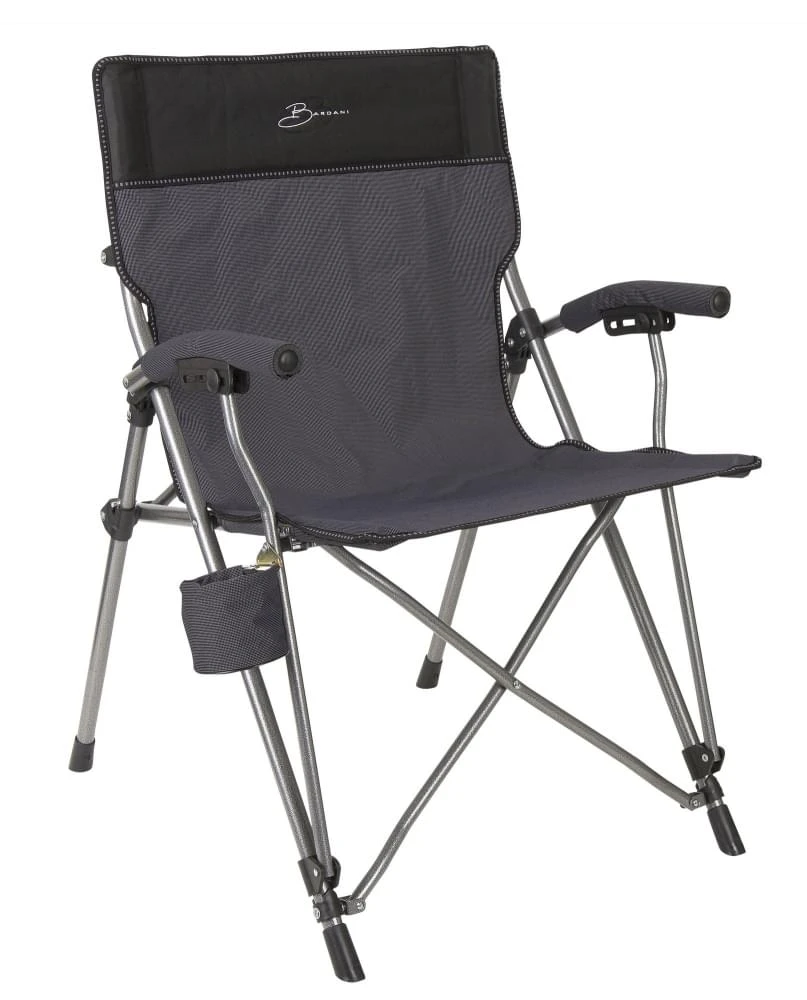 Bardani Aviator Campingstoel Grijs 1 Bardani Aviator Campingstoel Grijs