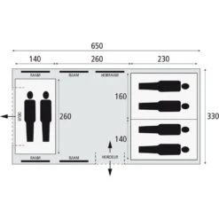 Bardani Porto Grande 650 RSTC - 6 Persoons Tent Beige -Winkel Voor Kampeerartikelen Voor Buiten 77413 bardani porto grande 650 rstc 6 persoons tent