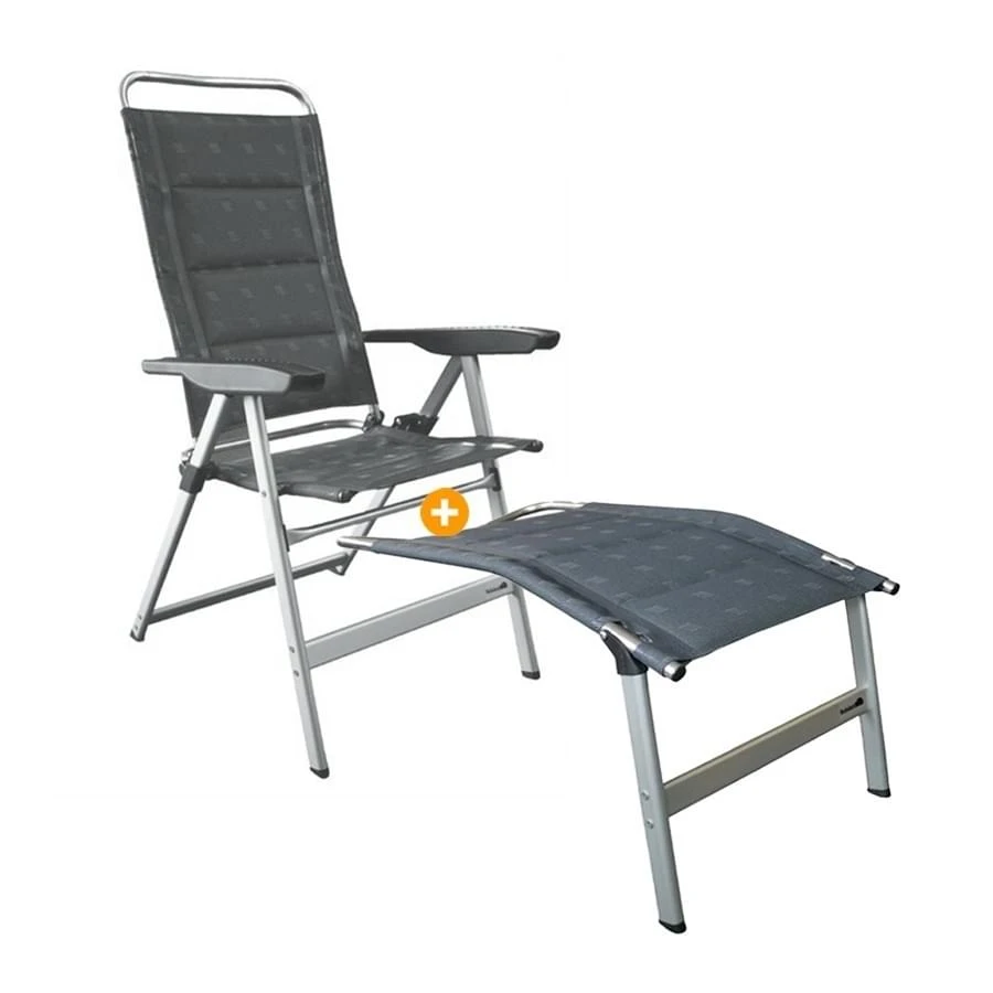 Dukdalf Brillante 0677 - Campingstoel + Voetensteun 1 Dukdalf Brillante 0677 - Campingstoel + Voetensteun