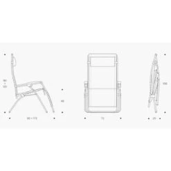 Lafuma RSX Clip Air Comfort XL Relaxstoel Zwart -Winkel Voor Kampeerartikelen Voor Buiten 81293 lafuma rsx clip air comfort xl relaxstoel