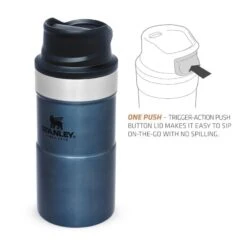Stanley The Trigger-Action Travel Mug 0,25L Blauw -Winkel Voor Kampeerartikelen Voor Buiten 82045 stanley the trigger action travel mug 025l