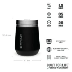 Stanley The Everyday GO Tumbler 0,3L Zwart 6 Stanley The Everyday GO Tumbler 0,3L Zwart -Winkel Voor Kampeerartikelen Voor Buiten 82137 stanley the everyday go tumbler 03l