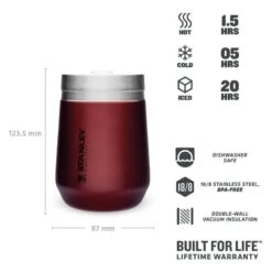 Stanley The Everyday GO Tumbler 0,3L Rood -Winkel Voor Kampeerartikelen Voor Buiten 82141 stanley the everyday go tumbler 03l