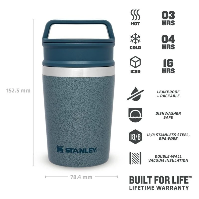 Stanley The Shortstack Travel Mug 0,23L Groen 4 Stanley The Shortstack Travel Mug 0,23L Groen - Afbeelding 4
