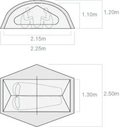 Exped Lyra II / 2 Persoons Tent -Winkel Voor Kampeerartikelen Voor Buiten 84128 exped lyra ii 2 persoons tent