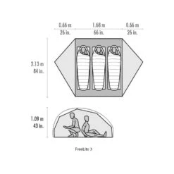 MSR FreeLite 3 / 3 Persoons Tent Groen 11 MSR FreeLite 3 / 3 Persoons Tent Groen -Winkel Voor Kampeerartikelen Voor Buiten 84991 msr freelite 3 3 persoons tent