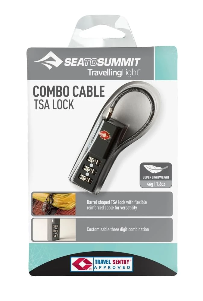 Sea To Summit Combo Cable TSA Lock 2 Sea To Summit Combo Cable TSA Lock - Afbeelding 2