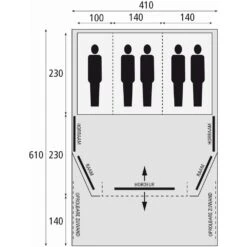 Bardani AirWave 410 DeLuxe TC AIR - 5 Persoons Opblaastent 11 Bardani AirWave 410 DeLuxe TC AIR - 5 Persoons Opblaastent -Winkel Voor Kampeerartikelen Voor Buiten 86623 bardani airwave 410 deluxe tc air 5 persoons opblaastent