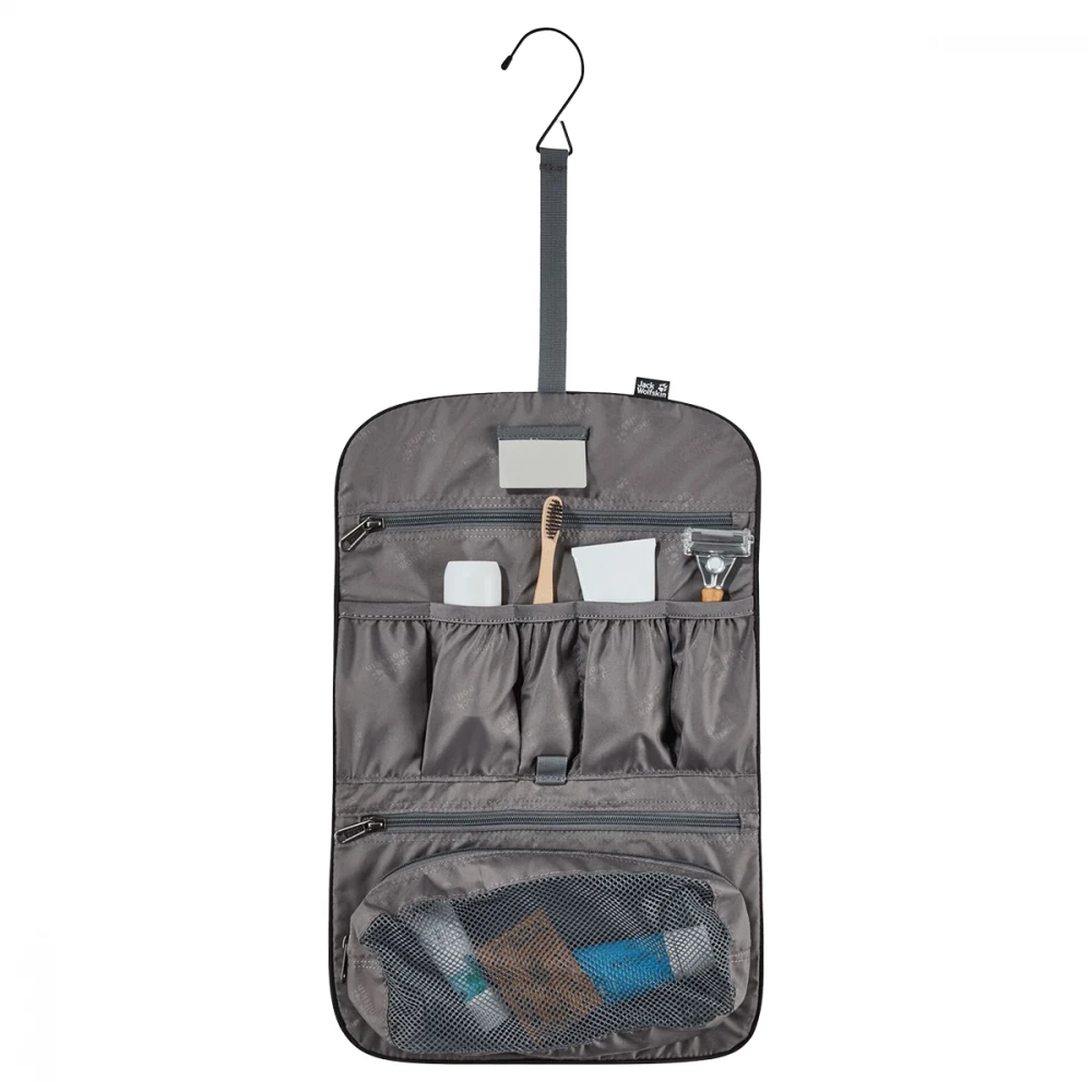 Jack Wolfskin Waschsalon Toilettas Zwart 2 Jack Wolfskin Waschsalon Toilettas Zwart - Afbeelding 2