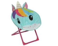 Decoris Unicorn Kinderstoel Roze