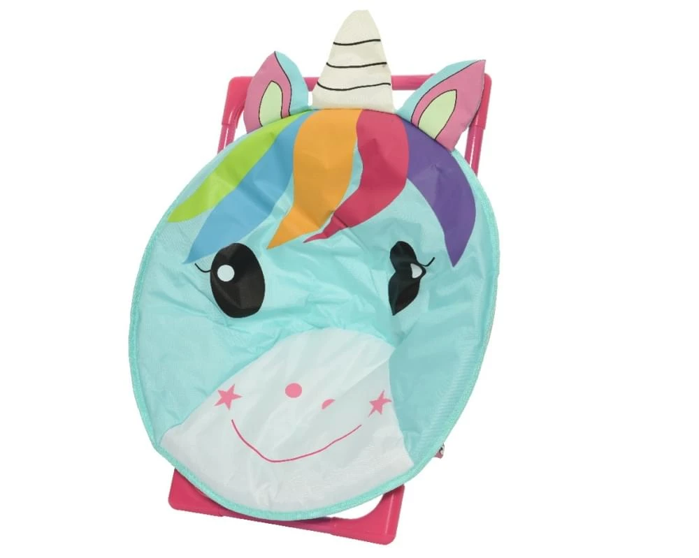 Decoris Unicorn Kinderstoel Roze 2 Decoris Unicorn Kinderstoel Roze - Afbeelding 2
