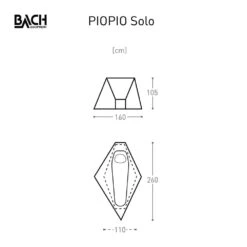 Bach PioPio Solo Tent UL Oranje -Winkel Voor Kampeerartikelen Voor Buiten 96028 bach piopio solo tent ul
