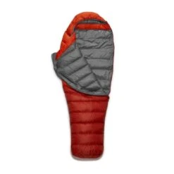 RAB Alpine 200 Long Mummy Slaapzak Dons Oranje -Winkel Voor Kampeerartikelen Voor Buiten 96738 rab alpine 200 long mummy slaapzak dons