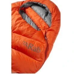 RAB Alpine 200 Long Mummy Slaapzak Dons Oranje -Winkel Voor Kampeerartikelen Voor Buiten 96740 rab alpine 200 long mummy slaapzak dons