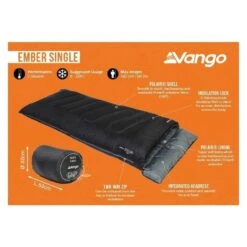 Vango Ember Single Deken Slaapzak Synthetisch Zwart 8 Vango Ember Single Deken Slaapzak Synthetisch Zwart -Winkel Voor Kampeerartikelen Voor Buiten 96980 vango ember single deken slaapzak