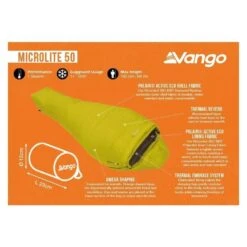 Vango Microlite 50 Mummy Slaapzak Synthetisch Geel 7 Vango Microlite 50 Mummy Slaapzak Synthetisch Geel -Winkel Voor Kampeerartikelen Voor Buiten 97004 vango microlite 50 mummy slaapzak