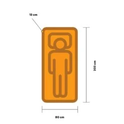 Human Comfort Chatou Ultra Light 1-Persoons Luchtbed -Winkel Voor Kampeerartikelen Voor Buiten 98288 human comfort airbed chatou ultra light