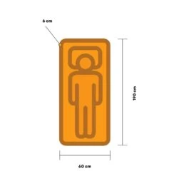 Bo-Camp Noppenmatras Isolatiemat -Winkel Voor Kampeerartikelen Voor Buiten 98307 bo camp noppenmatras slaapmat